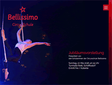 Tablet Screenshot of circusbellissimo.ch